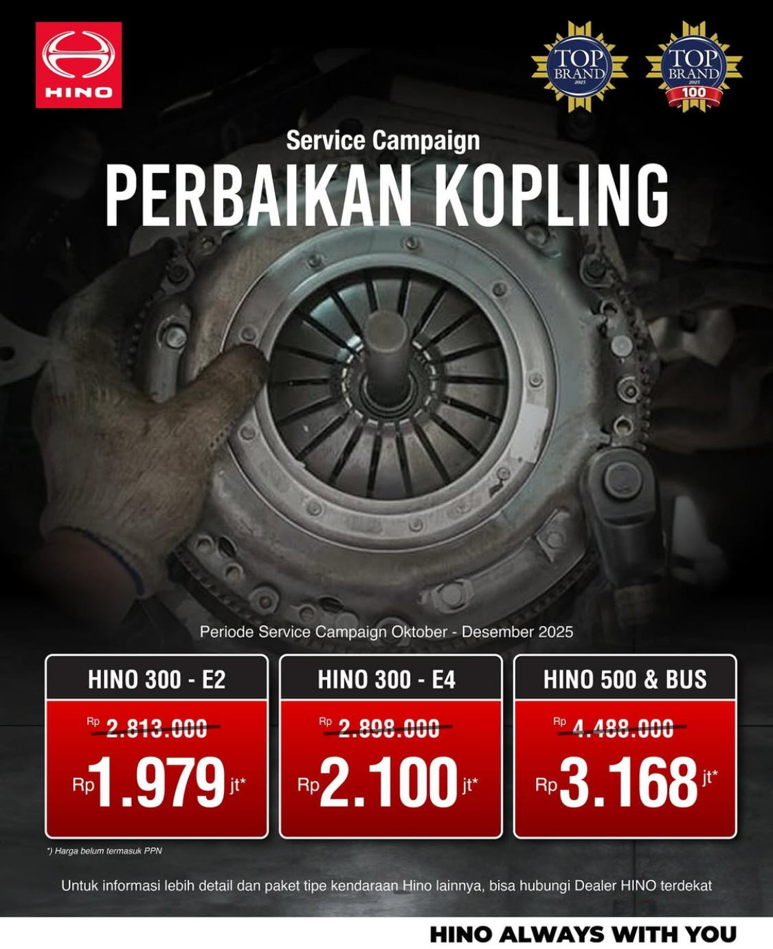 Service Campaign Perbaikan Kopling