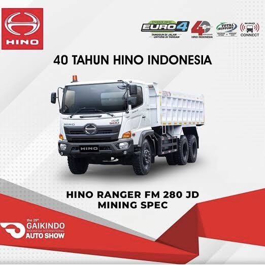 Dealer Hino Tangerang | Pusat Pembelian Truk & Bus Hino Jabodetabek | FM 280 JD ( truk spek untuk Mining ) – Euro4